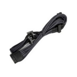 Aerocool Cable de Poder Molex (4-pin) Macho - SATA Hembra, 80cm, Negro