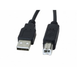 Xtech Cable para Impresora, USB 2.0 A Macho - USB 2.0 B Macho, 1.8 Metros, Negro
