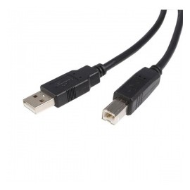 StarTech.com Cable USB 2.0 para Impresora, USB A Macho - USB B Macho, 1.8 Metros, Negro