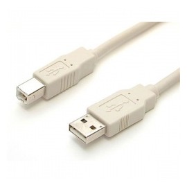 Startech.com Cable USB 2.0 para Impresora, USB A Macho - USB B Macho, 1.8 Metros, Beige