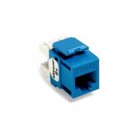 Leviton Jack de Red Cat6, RJ-45, Azul