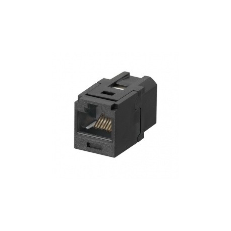 Panduit Jack de Red Cat6a de 8 Posiciones, RJ-45, Negro