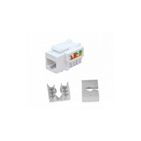 Enson Conector Jack RJ-45 Cat6 90 Grados, Blanco