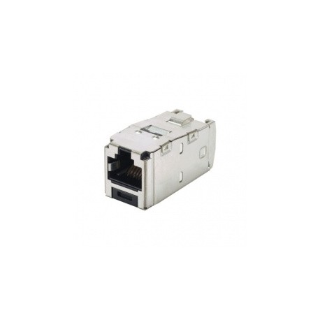 Panduit Jack Blindado Categoría 6e, RJ-45, Negro