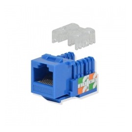 Logico Jack Keystone Cat5e RJ-45 KJ5213, Azul