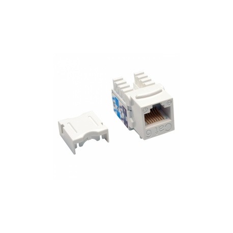 Tripp Lite Jack Enchufe Keystone Punch Down 110 Cat6/Cat5e, Blanco, 25 Piezas