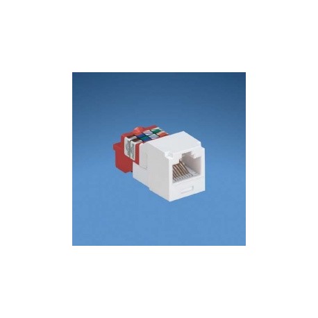 Panduit Jack de Red Cat5e, RJ-45, Blanco