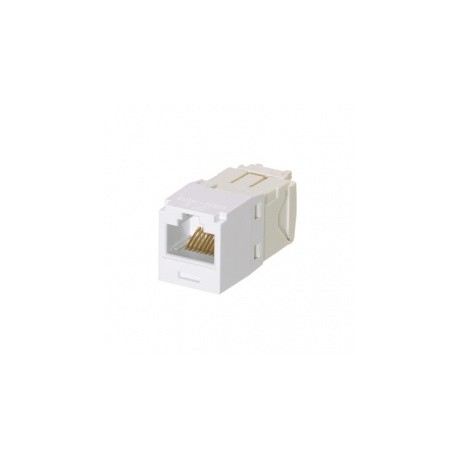 Panduit Jack de Red Cat6 de 8 Posiciones, RJ-45, Blanco