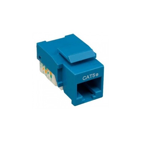 Nitrotel Jack de Red Cat5e RJ-45, Azul