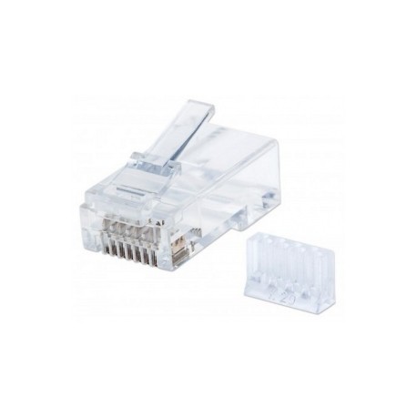 Intellinet Conector RJ-45 para Cable Cat6 UTP, Transparente, 90 Piezas