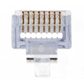Platinum Tools Conector EZ-RJ45 Cat5/5e, Transparente, 100 Piezas