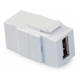 Leviton Inserto Adaptador USB QuickPort de Paso, Blanco