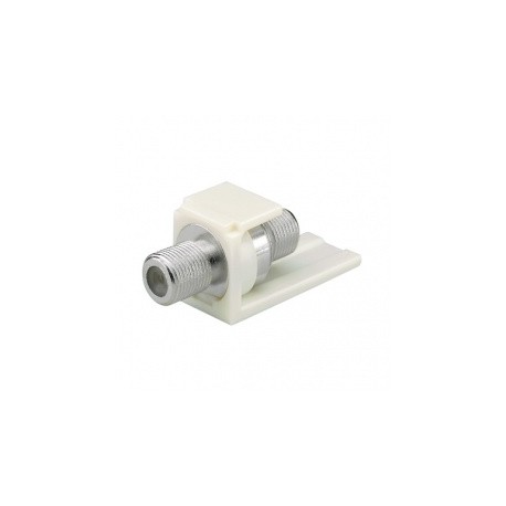 Panduit Conector Tipo F, 75ohm, Autoterminable, Blanco