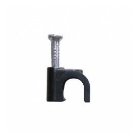 Thorsman Grapa Sujetador TC 6 mm, 100 Grapas, Negro