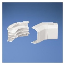 Panduit Esquina Plástica Exterior Ajustable para Canaleta T-70, Cremita