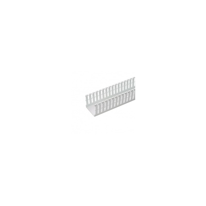 Panduit Ducto Ranurado Tipo F, 4 X 2 X 6, PVC, Blanco