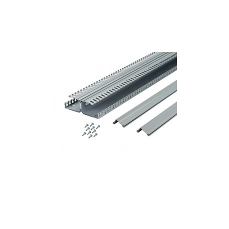 Panduit Panduct PanelMax Ducto para Cableado de Riel DIN, 2 PVC, Gris Claro