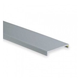 Panduit Cubierta para Ducto Ranurado, 0.5 x 6, PVC, Gris