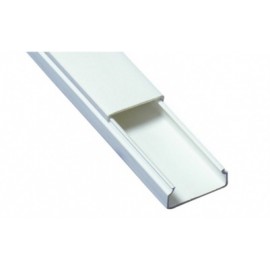 Thorsman Canaleta TMK1020, Tramo de 2.5 Metros, Blanco, Paquete de 25 Piezas