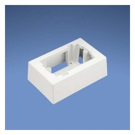 Panduit Caja de Superficie con Adhesivo para Ducto Perimetral, Blanco