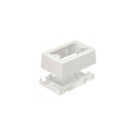 Panduit Caja Sencilla con Adhesivo para Canaleta T-45, Blanco