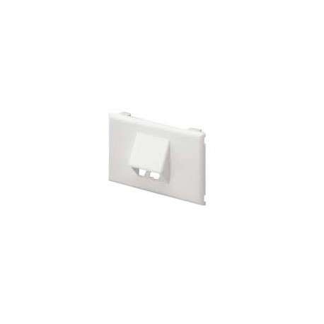 Panduit Placa Horizontal, 2 Puertos, Blanco