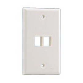 Panduit Placa para Pared 2 Puertos RJ-45, Blanco