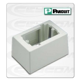 Panduit Caja Superficial, 8.3 x 4.1cm, Blanco, 1 Pieza