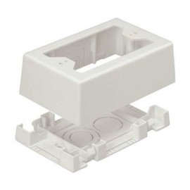 Panduit Caja Sencilla con Adhesivo Blanco para Ducto LD y T45, 1 Pieza