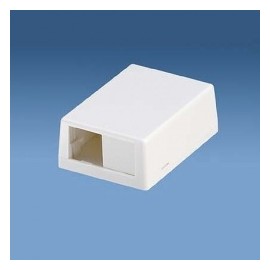 Panduit Caja Tipo Roseta Mini-Com para 2 Módulos, Blanco
