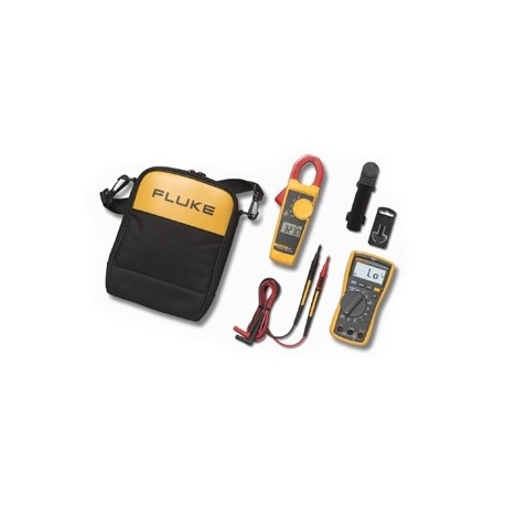 Fluke Kit Multímetro y Amperímetro Gancho, 0 - 600V