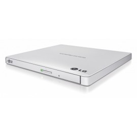 LG GP65NW60 Quemador de DVD Portátil, DVD-R 8x, CD 24x, USB 2.0, Externo, Blanco