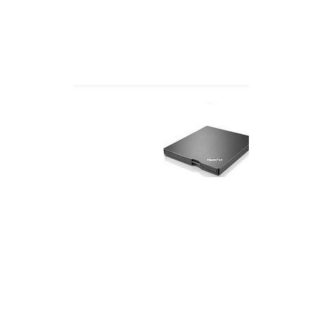 Lenovo ThinkPad UltraSlim Quemador de DVD, USB 2.0, Externo, Negro
