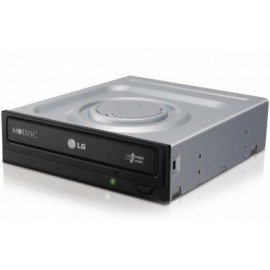 LG GH24NSC0 Quemador de DVD, DVD-R 24x, DVD-RW 6x, SATA, Interno, Negro