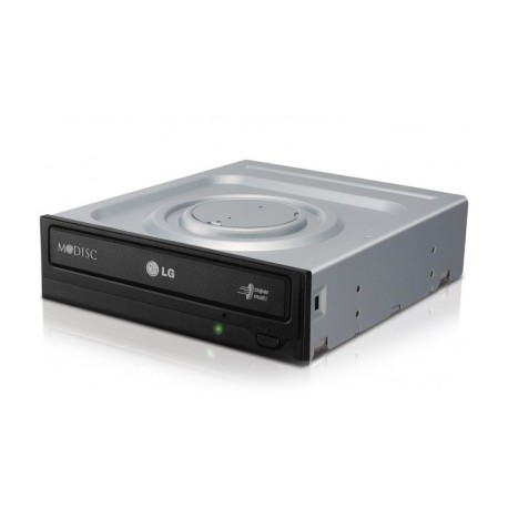 LG GH24NSC0 Quemador de DVD, DVD-R 24x, DVD-RW 6x, SATA, Interno, Negro