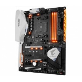 Tarjeta Madre AORUS ATX GA-AX370-GAMING 5, S-AM4, AMD X370, HDMI, USB 3.0, 64GB DDR4, para AMD