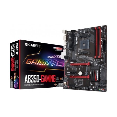 Tarjeta Madre Gigabyte ATX GA-AB350-Gaming, S-AM4, AMD B350, HDMI, USB 3.0, 64GB DDR4, para AMD