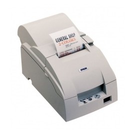 Epson TM-U220D, Impresora de Tickets, Matriz de Puntos, Serial, Blanco - incluye Fuente de Poder, sin Cables