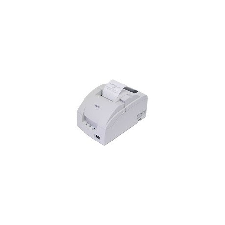 Epson TM-U220PD, Impresora de Tickets, Matriz de Puntos, Alámbrico, Paralelo, Blanco - incluye Fuente de Poder, sin Cables