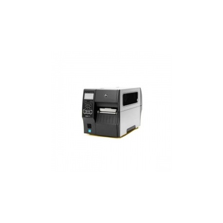Zebra ZT410, Impresora de Etiquetas, Transferencia Térmica, Bluetooth, Serial, USB, 203DPI, Negro/Gris