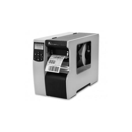 Zebra R110Xi4, Impresora de Etiquetas, Térmica Directa, 203DPI, 1x RS-232, 1x USB 2.0, Negro/Gris