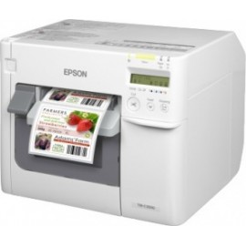 Epson ColorWorks C3500, Impresora de Etiquetas y Tickets, Inyección, Color, USB Ethernet, Blanco