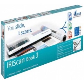 Scanner I.R.I.S. IRIScan Book 3, 900 x 900DPI, Escáner Color, USB 2.0, Blanco