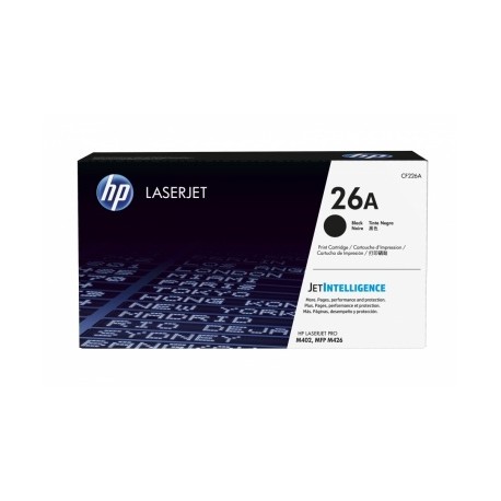 Toner HP 26A Negro, 3100 Páginas