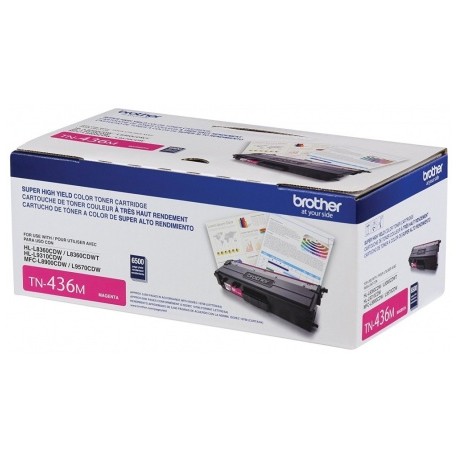 Toner Brother TN-436M Magenta, 6500 Páginas
