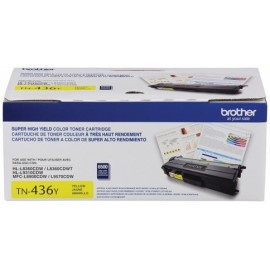 Toner Brother TN-436Y Amarillo, 6500 Páginas