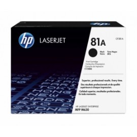 Toner HP 81A Negro, 10.500 Páginas