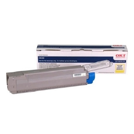Toner OKI 44059109 Amarillo, 8000 Páginas
