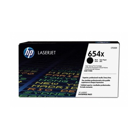 Toner HP 654X Negro, 19.500 Páginas