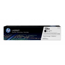 Toner HP 126A Paquete Doble Negro, 2x 1200 Páginas